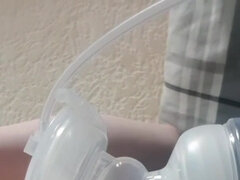 Enthousiasteling, Grote mammen, Brits, Hd, Melk, Pompen, Roodharige vrouw, Speelgoed