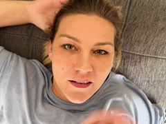 Blondine, Papi, Schwanz, Aufs gesicht abspritzen, Deutsch, Milf, Mutti, Titten