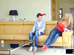 naughty British Mom Rebecca Moore bangs Her Daughter's boyfriend Jordi
