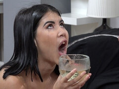 Mamada, Morena, Semen en la boca, Corridas, Checa, Sexo duro, Hd, Lamidas