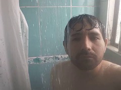 A COLD SHOWER BEFORE MASTURBATING