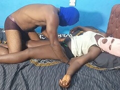 Africain, Grosse bite, Noire, Sucer une bite, Noir ébène, Mature, Adolescente