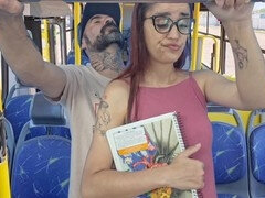 Pijpbeurt, Braziliaans, Autobus, Masturbatie, Openbaar