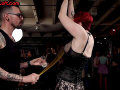 デカパイ, ボンデージ, 服従, 下着, 淫乱熟女, 公共, スパンキング, のぞき