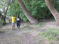 Two BBC Refugee Seduce German Teens to Fuck in Public Park