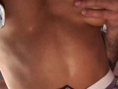 デカチン, フェラチオ, なめる, オナニー, 淫乱熟女, 自然山雀, オマンコ, ストッキング