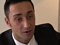 デカパイ, フェラチオ, ぽちゃ, イく瞬間, ハードコア, 下着, オフィス, オッパイの