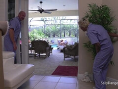 お尻, デカパイ, ブロンド, イく瞬間, チン, 顔射, Hd, ストッキング