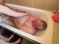 CataliaValentineXXX Brunette Domination Threesome with Big Natural Tits and Piss Fetish