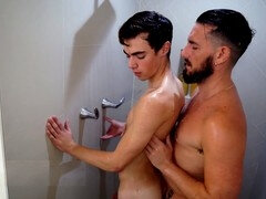 アナル, お尻, デカチン, 中出し, 爸, イマラチオ, ゲイ, コキ