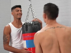 Jim Fit getting his crevice crammed and played by Apollo Fates (elastic donk)