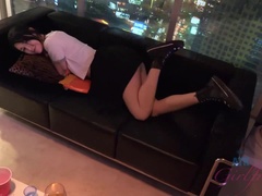 Leie, Emotionale dirne, Freundin, Masturbation, Muschi, Rasiert, Rock, Titten