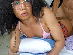 Amateur, Anal, Asiatique, Grosse bite, Preservatif, Éjaculation interne, Jeunes transsexuelles thaïlandaises, Transsexuelle