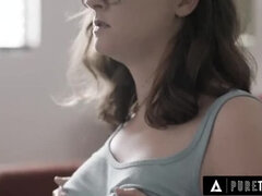 Anal, Gros seins, Brunette brune, Tir de sperme, Queue, Le plan cul à quatre, Chevaucher, Timide