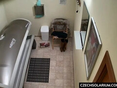 Enthousiasteling, Blond, Tsjechisch, Openbaar, Kut duiken, Realiteit, Zonnebank, Bekijker