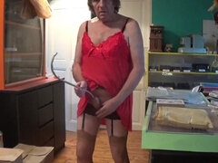 Grosse bite, Fétiche, Lingerie, Masturbation, Mature, Nylon, Transsexuelle, Nénés