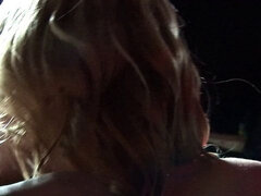 デカ尻, デカチン, ブロンド, 女, グループ, オナニー, 剃毛, 靴下