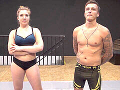 Alisha Rage in a heated real mixed wrestling match: Anger vs. Andreas II