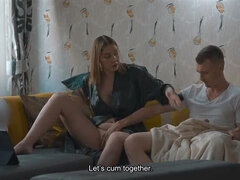 Grosser arsch, Schwanz, Aufs gesicht abspritzen, Handjob, Hardcore, Hd, Russisch, Titten