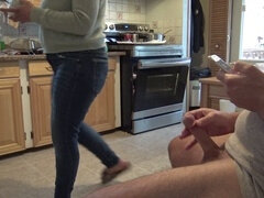 Atrapados, Cfnm, Pareja, Corridas, Pajear, Orgasmo, Sorpresa, Turco