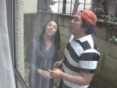 Tetas grandes, Mamada, Morena, Engañando, Marido, Interracial, Japonés, Maduro