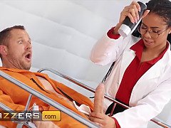 Pretty Gorgeous Babe (Kira Noir) Loves Being A Doctor And Loves Fucking Her Patient