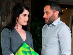 Verga grande, Mamada, Morena, Estilo perrito, Coño, Secretaria, Medias largas, Adolescente