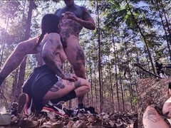 Grosse bite, Couple, Doigter, Gothique, Fille latino, De plein air, Prostate, Tatouage