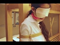 Fesselspiele, Chinesisch, Masturbation, Strumpfhose, Sekretärin, Dusche, Titten, Spielzeuge