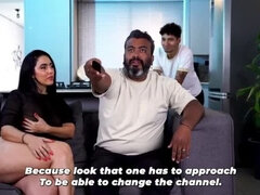 Negro, Cornudo, Enorme, Latina, Tetas colgantes, Flaco, Hijo, Tetas