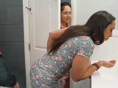 美女, デカチン, デカパイ, フェラチオ, 茶髪の, チン, フェティッシュ, Hd