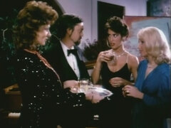 Gros seins, Brunette brune, Queue, Rétro ancien