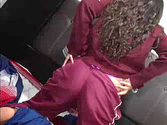 Amateur, Casero, Latina, Dolor, Pequeña, Castigada, Adolescente, Uniforme