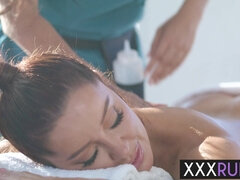 Vanna Bardot relaxed after horny massage