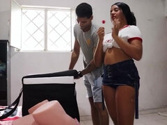 Grosser arsch, Blasen, Besamung, Spermaladung, Hardcore, Selbstgemacht, Indisch, Muschi