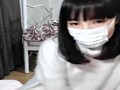 Asiatique, Japonaise, Adolescente, Webcam