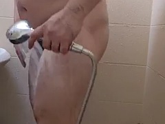 Korean Chubby Gay shower