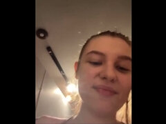 Juicy BBW Public Masturbation & Gym Fuck - Shaved Teen Pussy Closeup