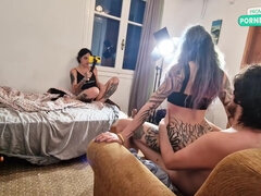 Brisen Lestrange And Edone Kaliyuga In Influencer Fake Photoshoot Ends With Lots Of Squirt And A Huge Load Of Cum Eng Subs