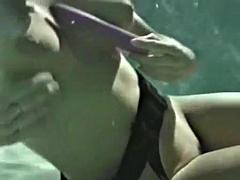 Grosse titten, Dildo, Fetisch, Lingerie, Masturbation, Milf, Solo, Unter wasser