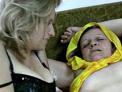 素人, ぽっちゃり, お婆さん, 毛深い, レズビアン, オナニー, 熟年, 淫乱熟女