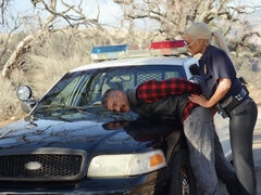 素人, アメリカ人, デカ尻, ブロンド, フェラチオ, 車, チン, ユニフォーム