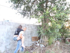 18, フェラチオ, 茶髪の, 公共, ティーン