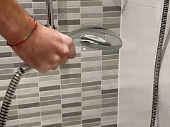 Showering 20 years old in German hotelroom