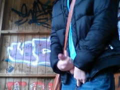 German Stud Public Park Jerk And Cum 5