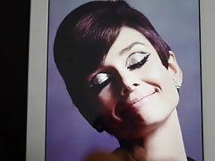 Cum on Audrey Hepburn - august 2014