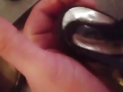 Fuck Wife heels and cum on Stella shoe