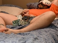 Virtual reality jerk-off session