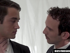 BoyMissionary.com - Young bummer's moist assfucking by a mature Mormon post-deep throat