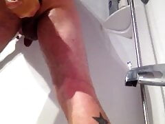 Dildo and gapping in shower